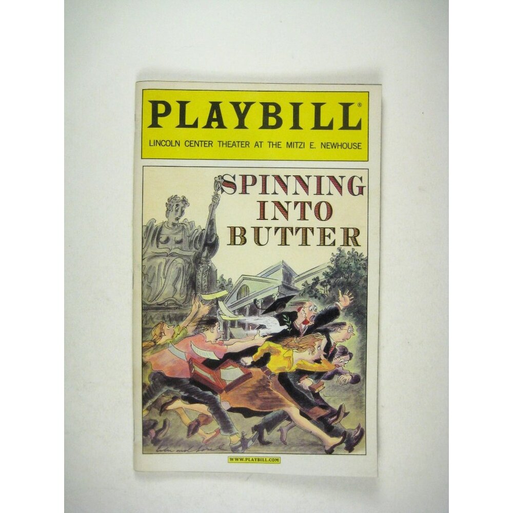 Spinning Into Butter Playbill Lincoln Center 2000 Rebecca Gilman Hope Davis